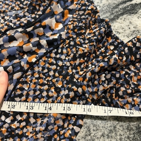 Bcbgmaxazria Body Con Multicolor Panel Long Sleeve Dress - Picture 5 of 12